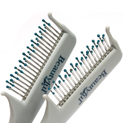 Factory wholesale durable using double tooth teeth grooming comb and brush with wire steels