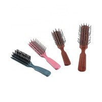 boar bristle hairbrush nylon bristle detangler hairbrush  logo personalize best sell hotel disposable hairbrush