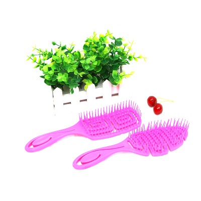 new custom 3D wave curved design body bath shower plastic Hot sale Professional Multifunctional detangler hair comb brush