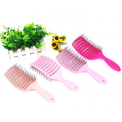 Ready to sell wave scalp detangler custom boar bristle detangling hair brush hairbrush comb Waimaotong wholesale