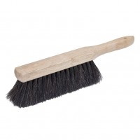 Wood plastic brush dustpan and brush set