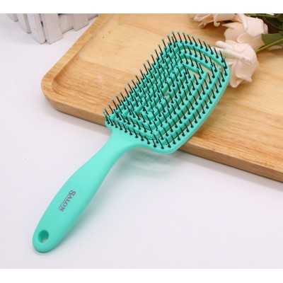 new customized 3D 360 curved wave body bath shower plastic Hot sale Professional Multifunctional detangling hair comb brush