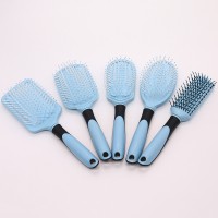 professional bamboo fiber environmental  fashionable plastic girls hair comb hairbrush brush salon care makeup ningbo wholesale