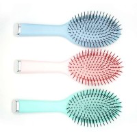 2020 Private Label Round Hair Brush Custom Logo Detangling Paddle Hair Brush